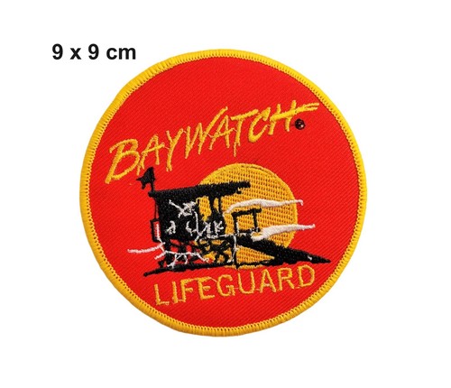 Baywatch lifeguard patch retro - baywatch,