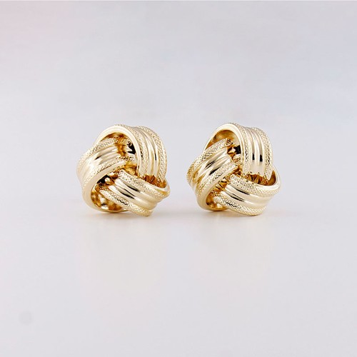 Orecchini donna nodo - nodo, oro