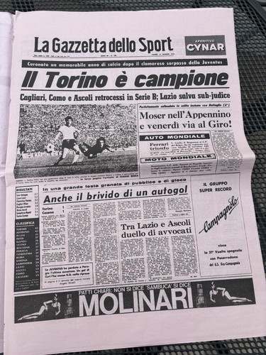 Giornale calcio ristampa - giornale,