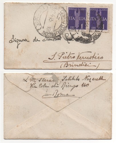 Regno posta aerea - lire, 1