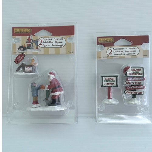 Lotto figurine natalizie lemax - figurine,