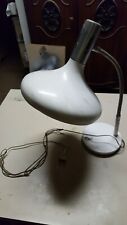 Grande lampada a flessibile da tavolo vintage ministeriale  diametro 27 cm h 48
