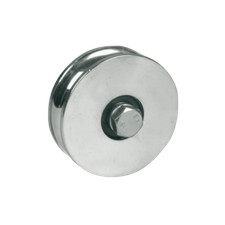 Ruota ruote per cancello cancelli scorrevole gola tonda da 80-100-120 mm IBFM