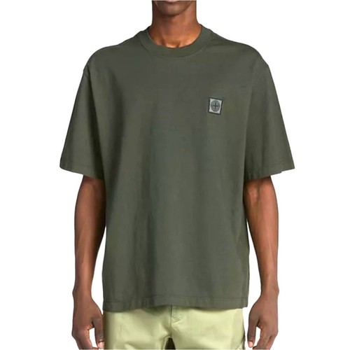 Shirt stone island verde - t-shirt,