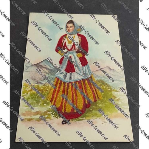 Cartolina costumi sardi - cartolina,