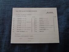 CARTOLINA EDOARDO BIANCHI BICICLETTE MOTOCICLETTE FILIALE DI CATANIA