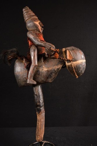 Statua cavaliere dogon - statua,