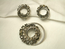 Spilla E Orecchini A Clip In