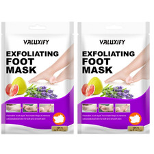 Maschera esfoliante peeling piedi calze lavanda piedi morbidi rimuovi calli pelle morta 2pz