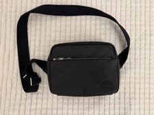 Borsa a tracolla Lacoste nera