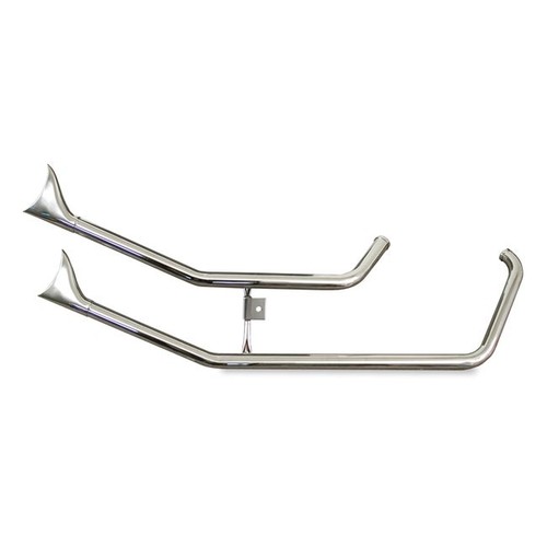 Scarico fishtail rovesciata - scarico,