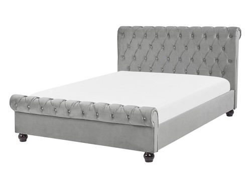 Letto imbottito velluto - letto,