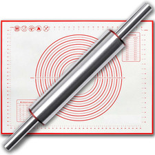 Mattarello Acciaio Inox Con