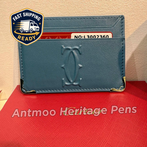 Cartier blue leather - cartier,