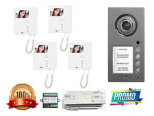 kit videocitofono 4 famiglie