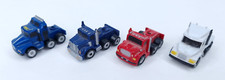 Micro Machines Lotto Camion Camion Bundle Vintage Galoob Anni 80 Bianco Rosso Blu