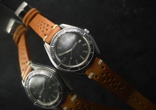 RARE EBERHARD SCAFOGRAF 300 VINTAGE STAINLESS STEEL VINTAGE DIVER "GHOST DIAL"