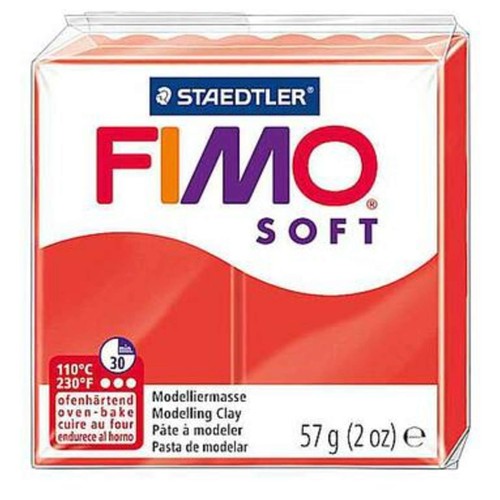 Panetto fimo soft rosso - fimo,