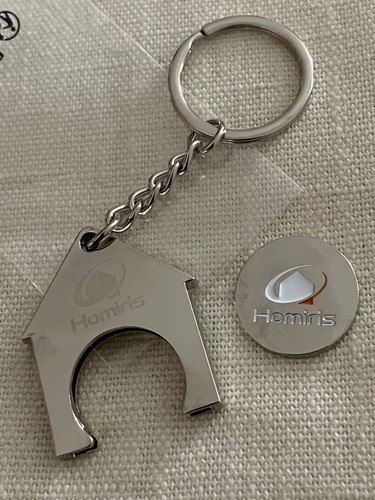 Porte clé jeton caddie - porte,