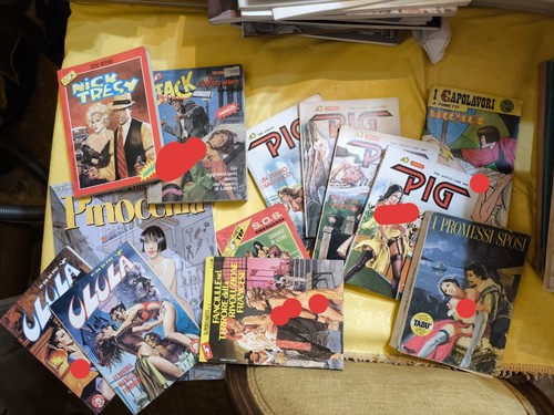 Lotto fumetti erotici pig - lotto, la