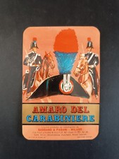 Etichetta bottiglia SASSANO e PAGANI AMARO del CARABINIERE - Milano