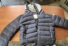 Moncler boys navy blue - blue, puffer