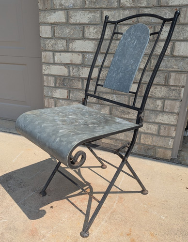 Vintage folding wrought iron - vintage,