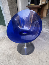 Sedie Eros blu girevoli di P