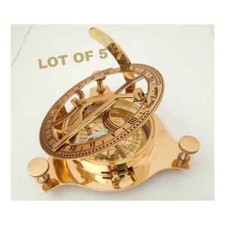 Lotto di 5 bussole meridiane