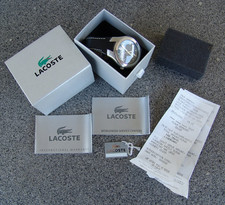 OROLOGIO DA POLSO UOMO LACOSTE PRECISION 3510 G, FULL SET, FUNZIONANTE, DEL 2005