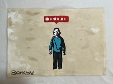 BANKSY disegno e quadro su