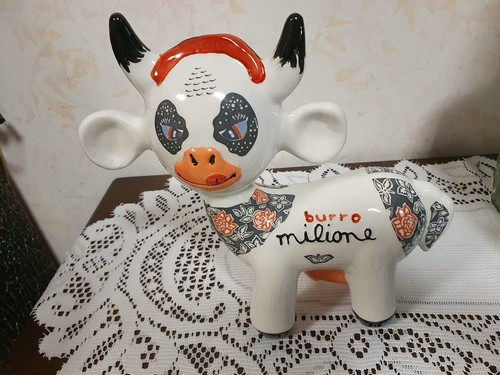 Mucca carolina ceramica - mucca, in