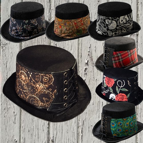Cappello cilindro steampunk - cilindro,