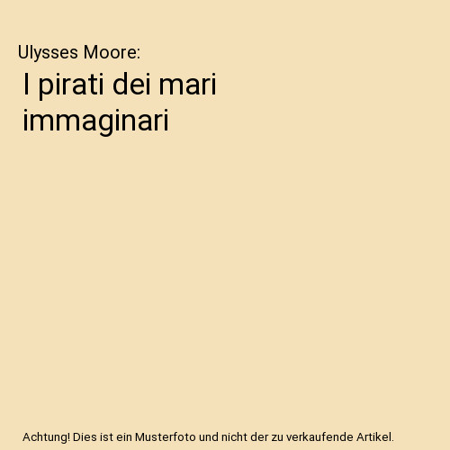 Pirati dei mari immaginari - i,