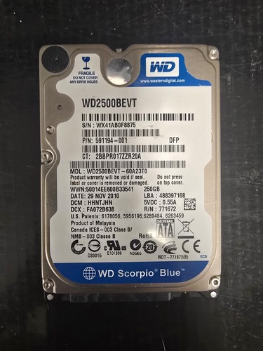 Wd2500bevt western digital - western,
