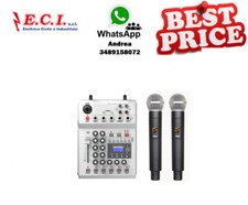 FOLE F-12T-USB KTV Stage DJ Console mixer audio karaoke con display + mic 