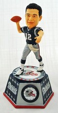 Orologio Tom Brady New England Patriots Super Bowl Bobblehead nuovo con scatola 12532