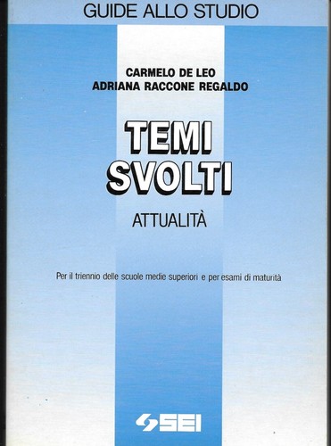 Temi svolti attualità - , x