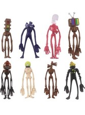 8 pz action figure testa di