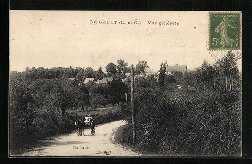 Cpa gault vue générale - gault,,