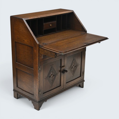 Scrittoio vintage rovere - , con