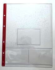 ABAFIL Foglio a 3 Spazi (tasche 9,7x6cm) X 2 € Euro Commemorativi in Coin Card