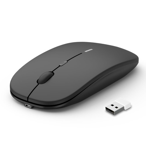 Mouse wireless silenzioso usb - silenzioso,
