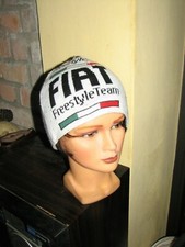Vintage Fiat freestyle  winter nordik wool  ski hat cap '80s 