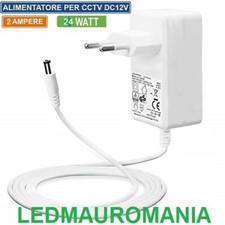 12V Alimentatore 220V 2A Trasformatore Telecamere Switching Bobine Stabilizzato