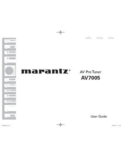 Marantz av7005 tuner - marantz,