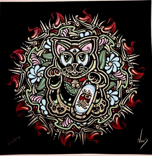 Maneki neko gatto fortunato - "maneki-neko",