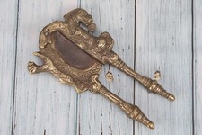 Antique Brass Lions Nutcracker