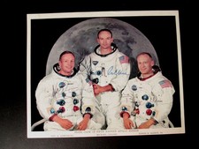 APOLLO 11 equipaggio firmato