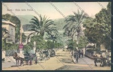 Genova Città Nervi Carrozza Calesse cartolina ZT0492